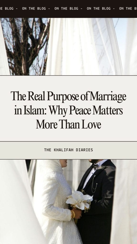 true purpose of marriage in islam